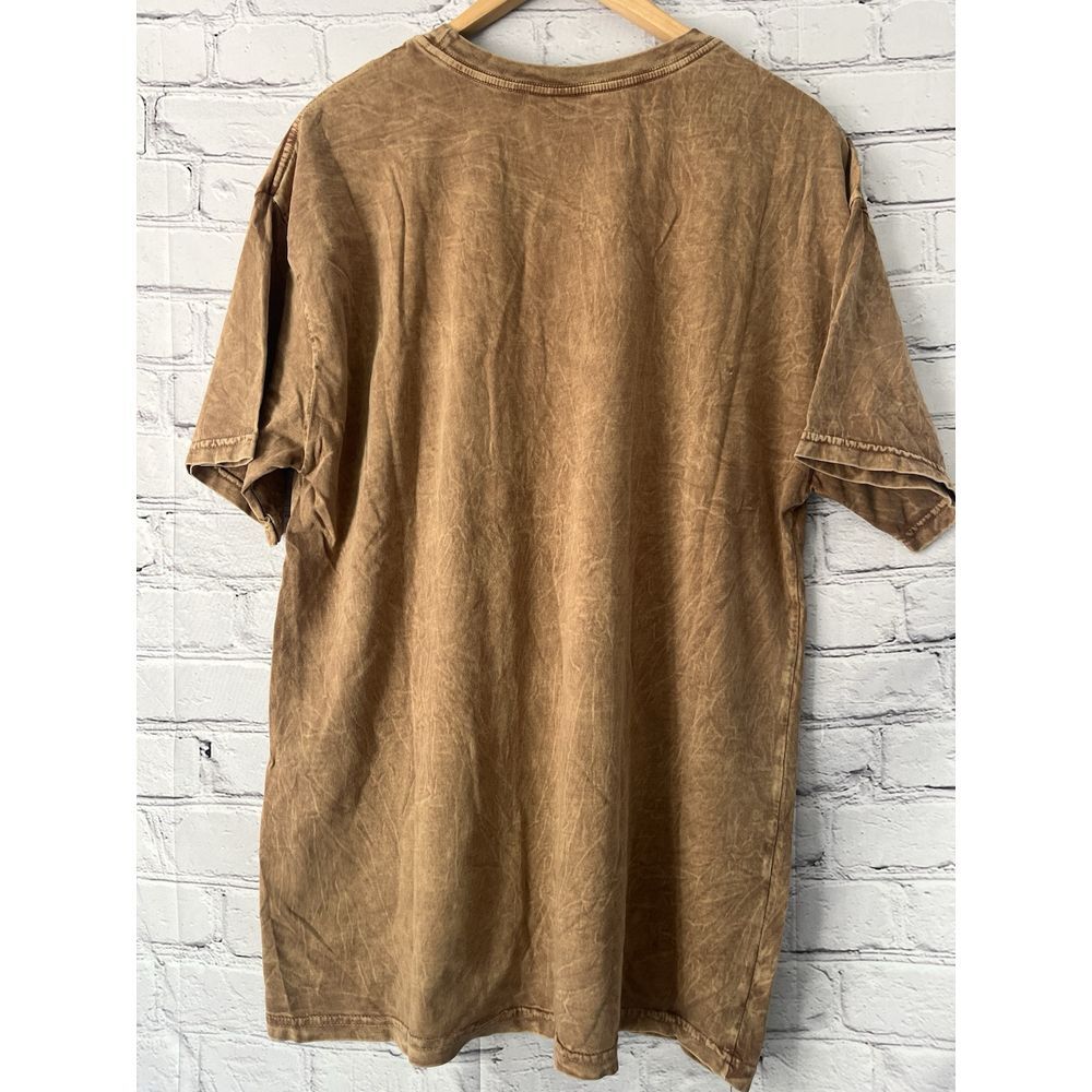 Baseball T-Shirt Mineral Washed Wear Soft Men/Women‎ Size Large New - Picture 3 of 5